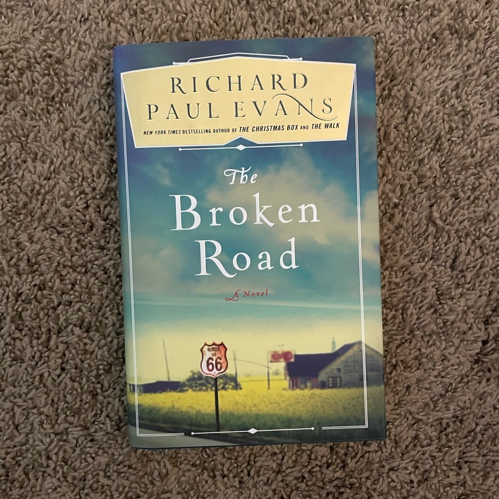 Richard Paul Evans “The Broken Road” Hardback Book
